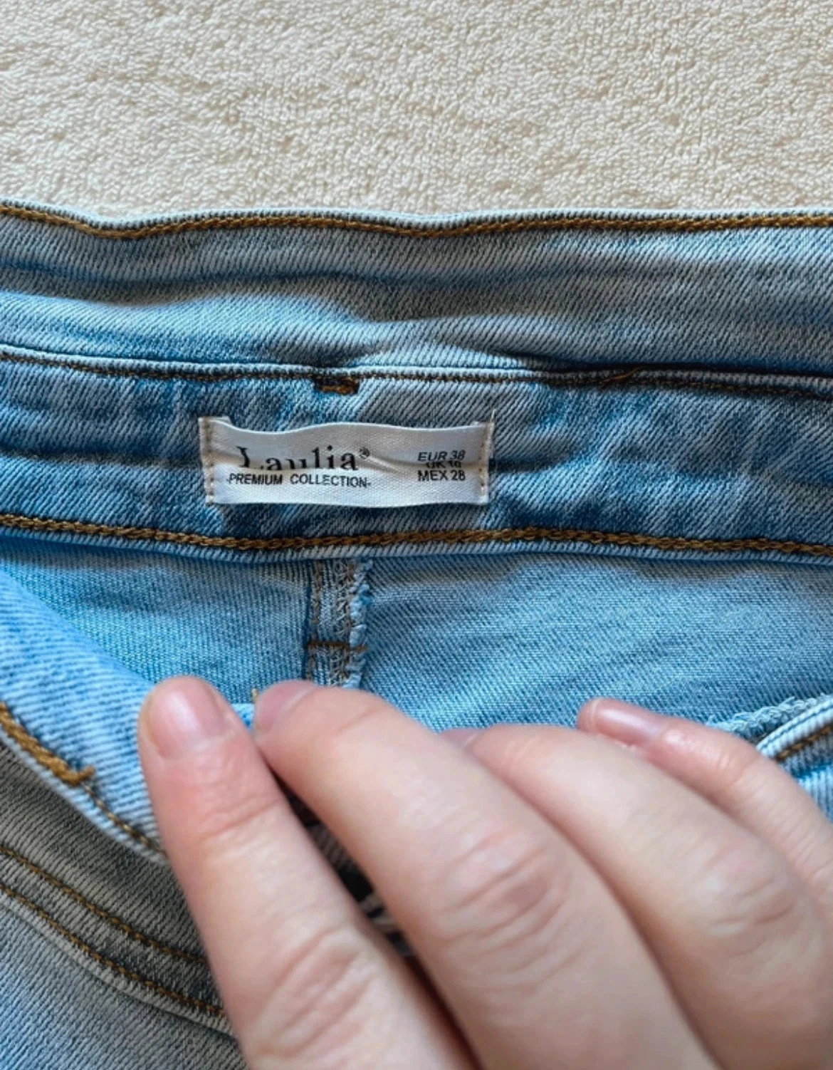 denim de cintura alta efecto moldeador y tendencia 💙 – photo 2